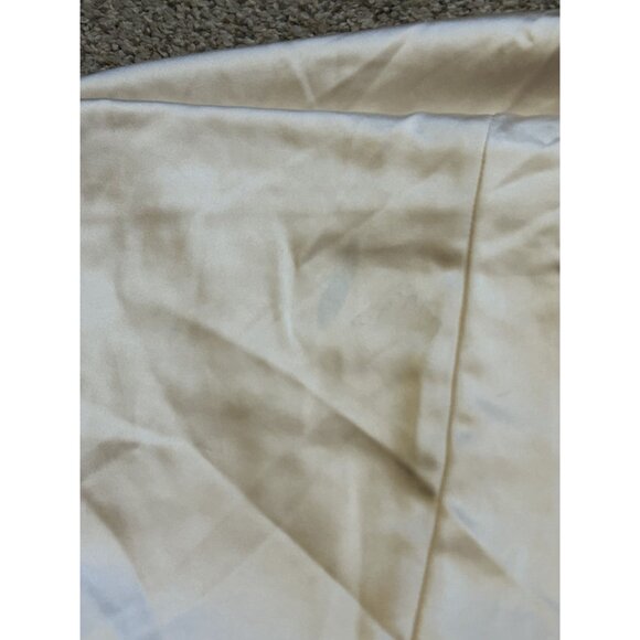 Obando Cream Satin V-Neck High Low Tank Top Women's Size 2 - Picture 11 of 11